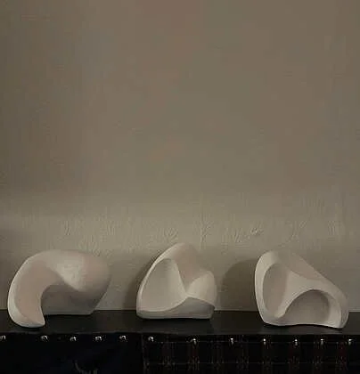 Lucy Loewenberg, Untitled (3) · Unglazed stoneware, handbuilt, 8 × 7.5 × 5 in. · $2,400