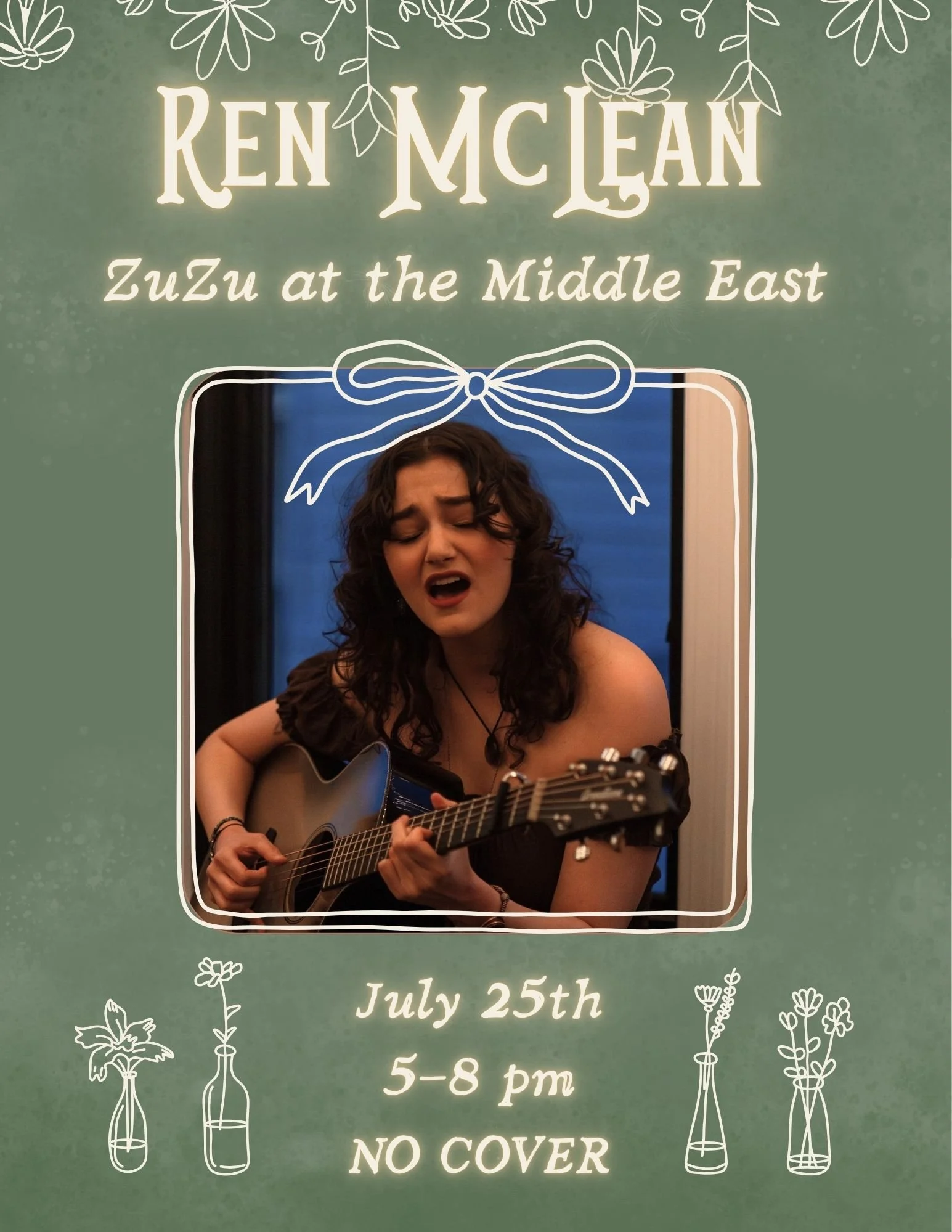 Ren McLean at Zuzu at The Middle East