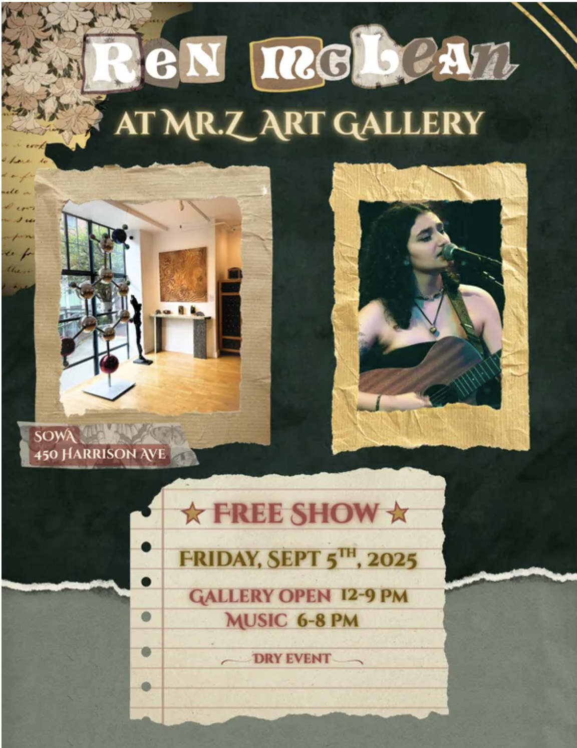 Ren McLean at Mr.Z Art Gallery