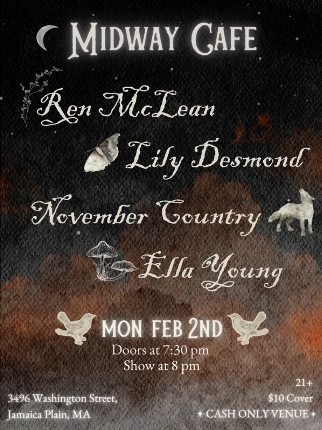 Ren McLean at Midway Cafe
