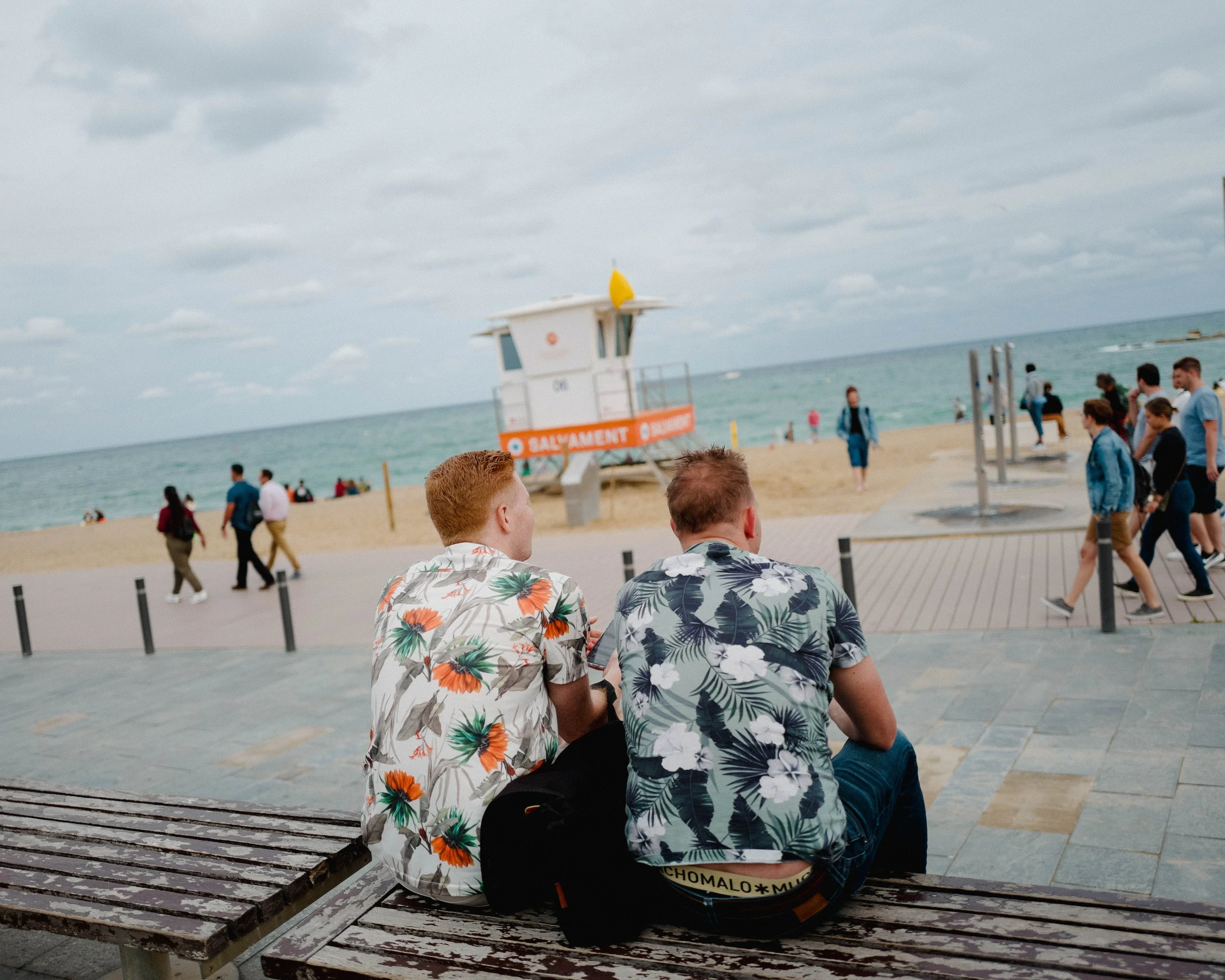 Barcelona Beach Printed Shirt.jpg
