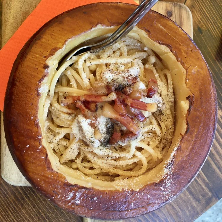 Caccio Pepe at Osteria La Casa Delle Api