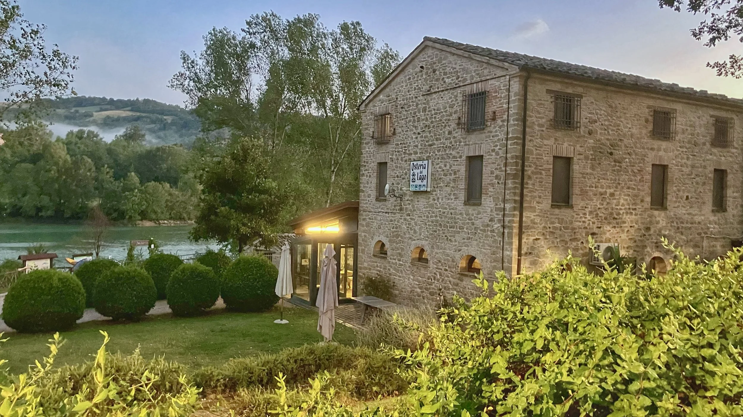 Osteria Del Lago, Lago Di San Ruffino With Good Food, A Play Area For Children & Lakeside Walks