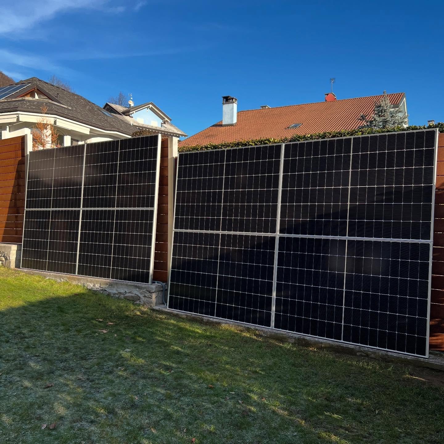 Impianto fotovoltaico da 4Kwh a parete⚡️🔋
