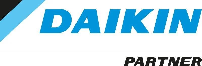 Logo di Daikin con la parola "Partner" sotto.