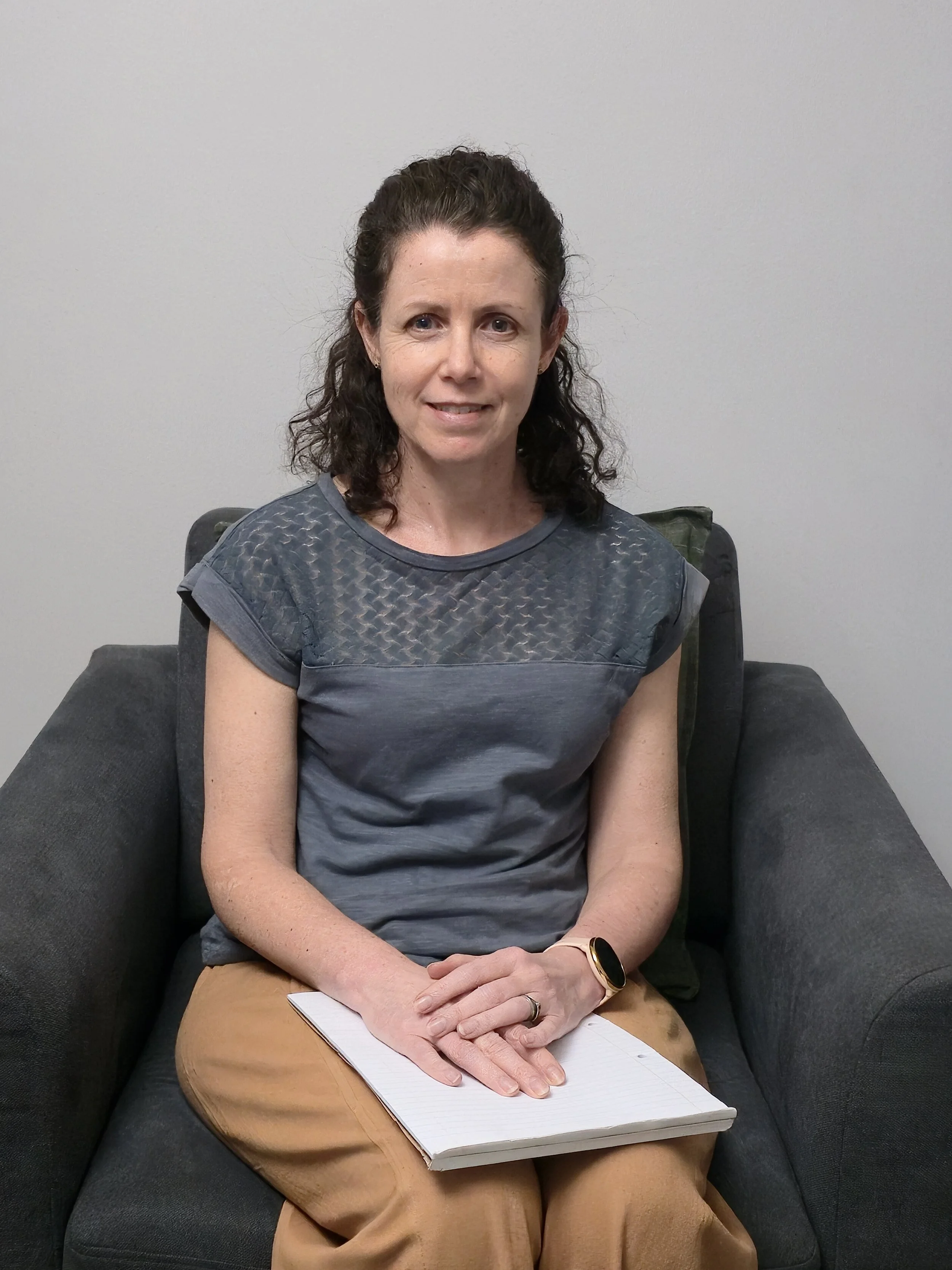 Tanja Smuts, a registered Clinical Psychologist, in her consultation room.