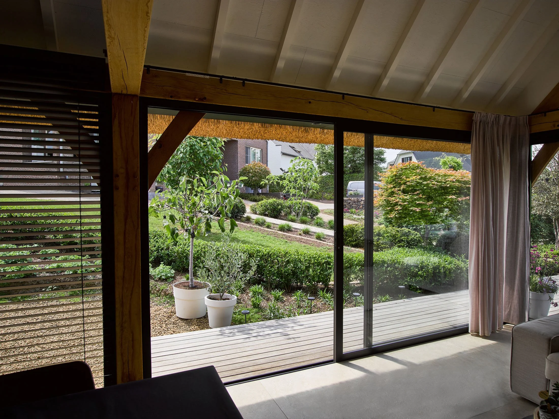 Glazen schuifwand met dubbel glas