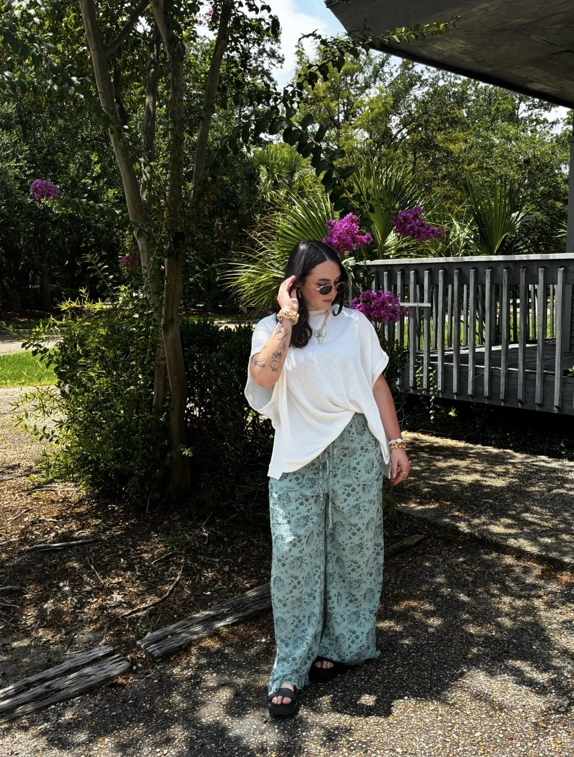 Berry Soufflé Flowy Pant