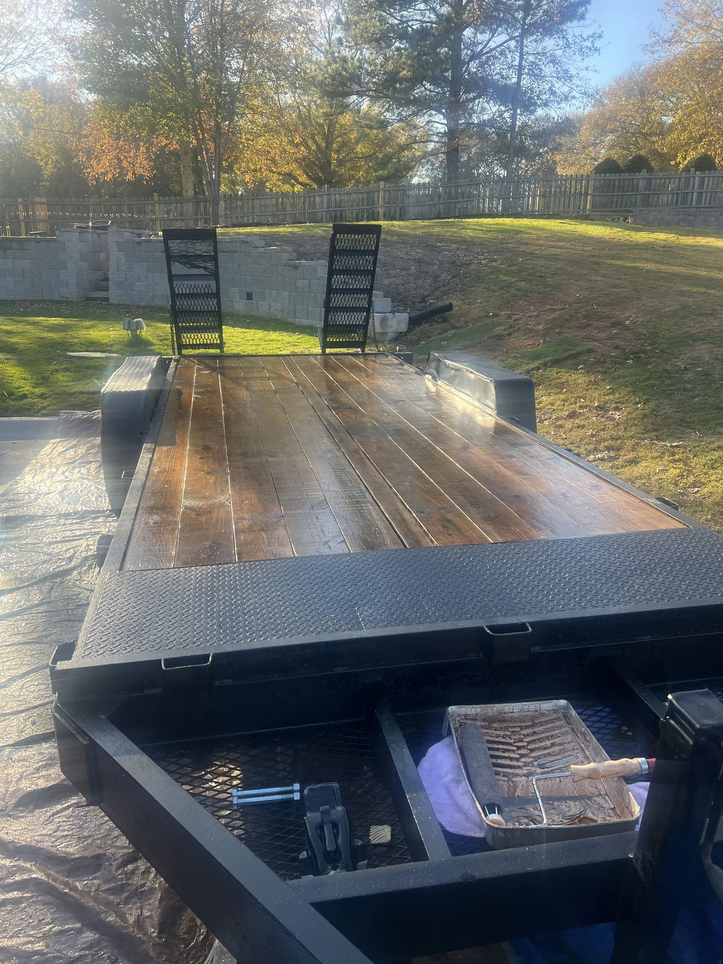 Fresh Decking Boards for our Country Boy