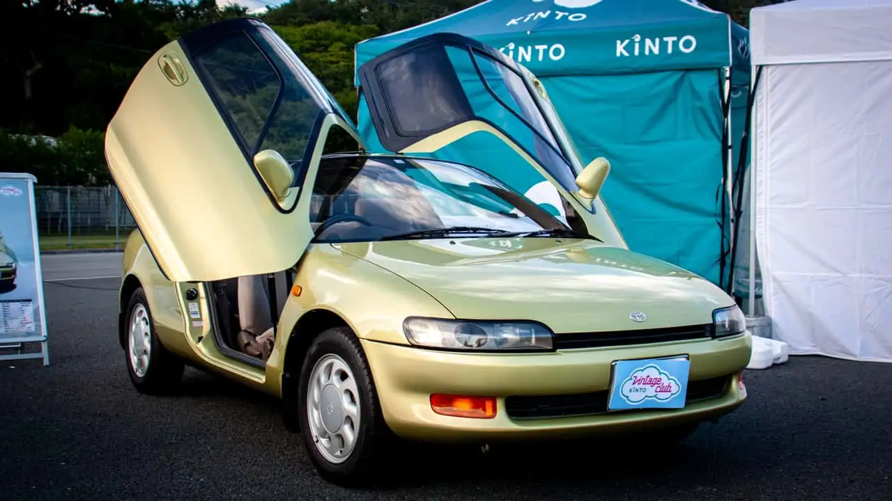 দুর্লভ Gullwing Sera ভাড়া দিচ্ছে Toyota