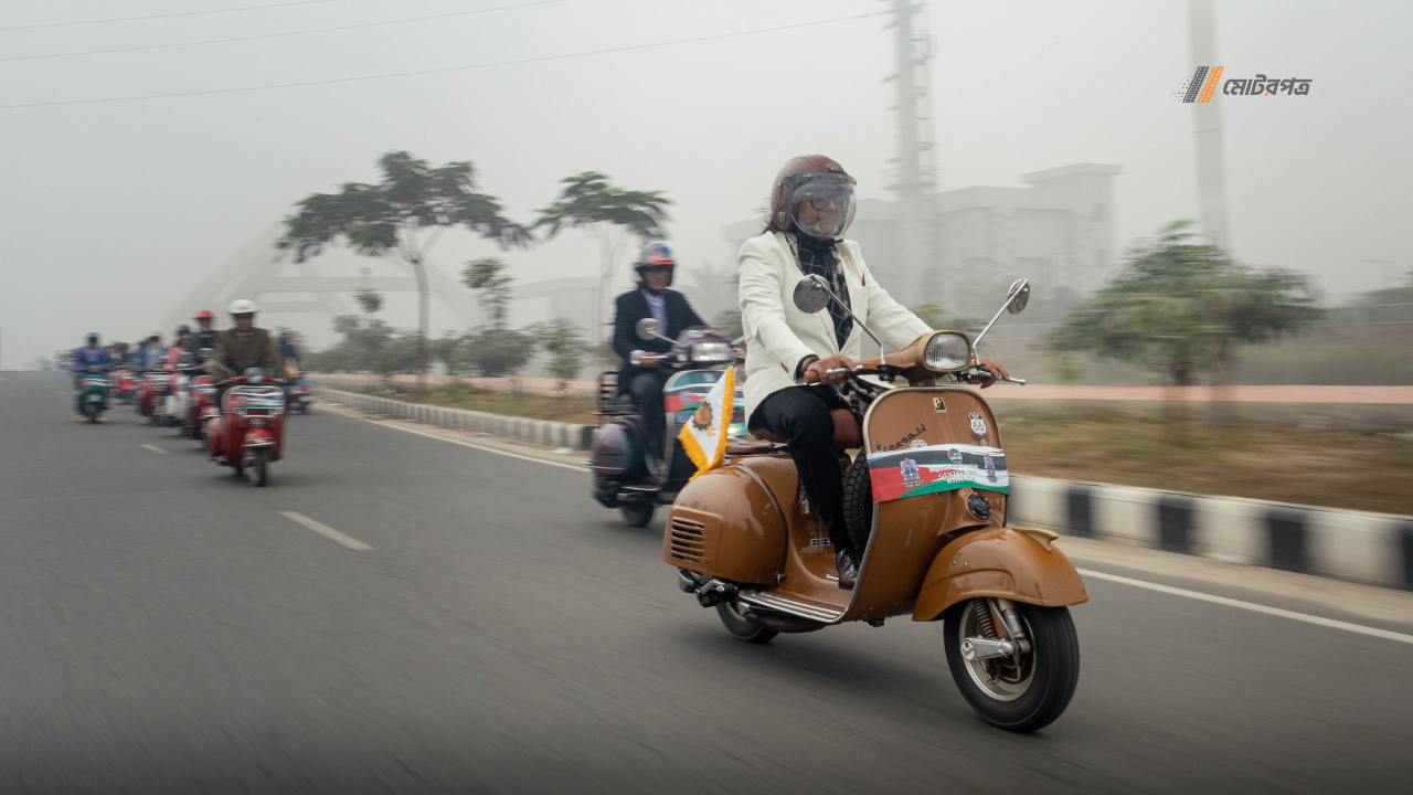 কুয়াশা, আভিজাত্য, ভেসপাঃ ২০২৫ BVC-র Gentleman’s Ride&nbsp;
