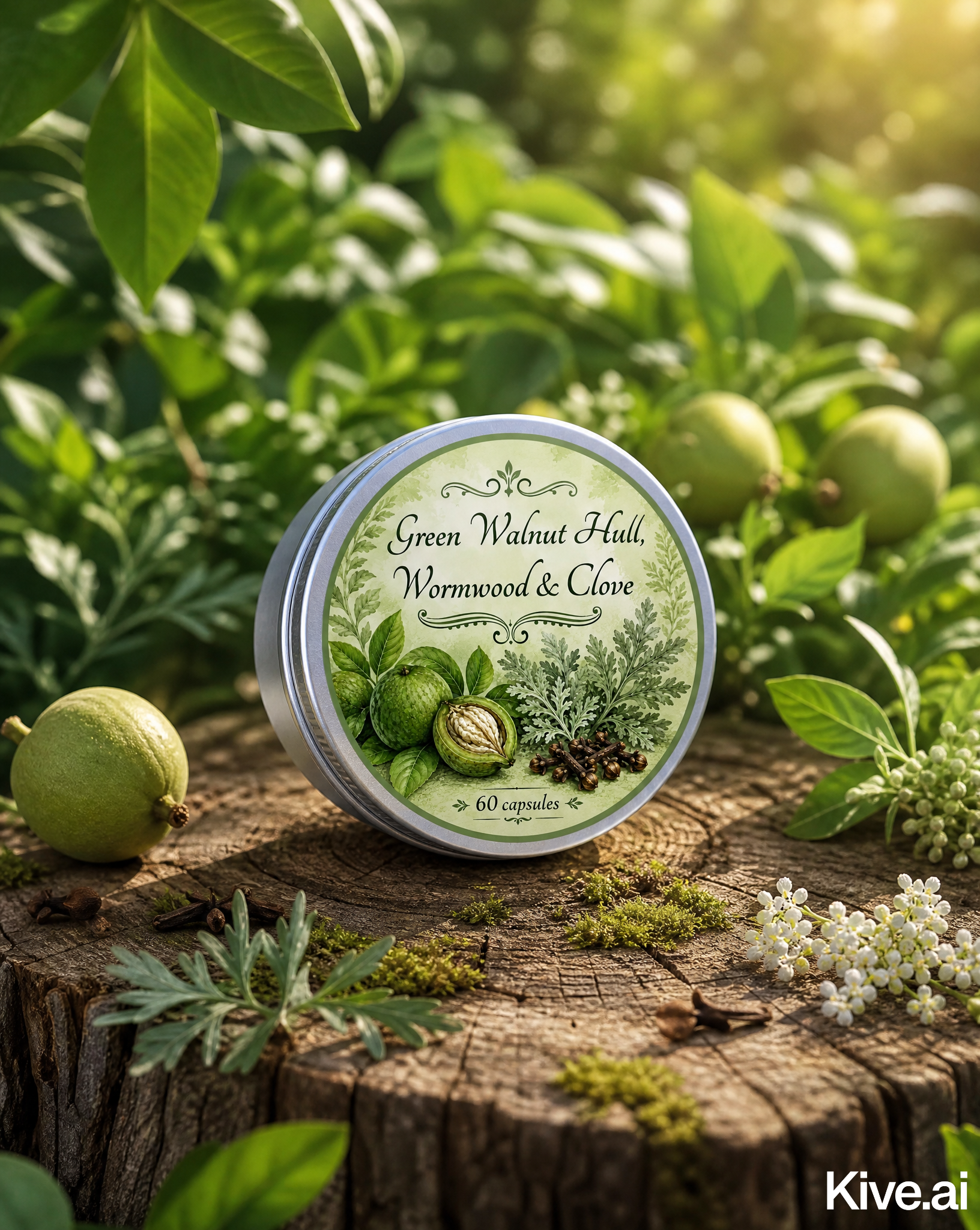 Green Walnut Hull, Wormwood, & Clove Detox