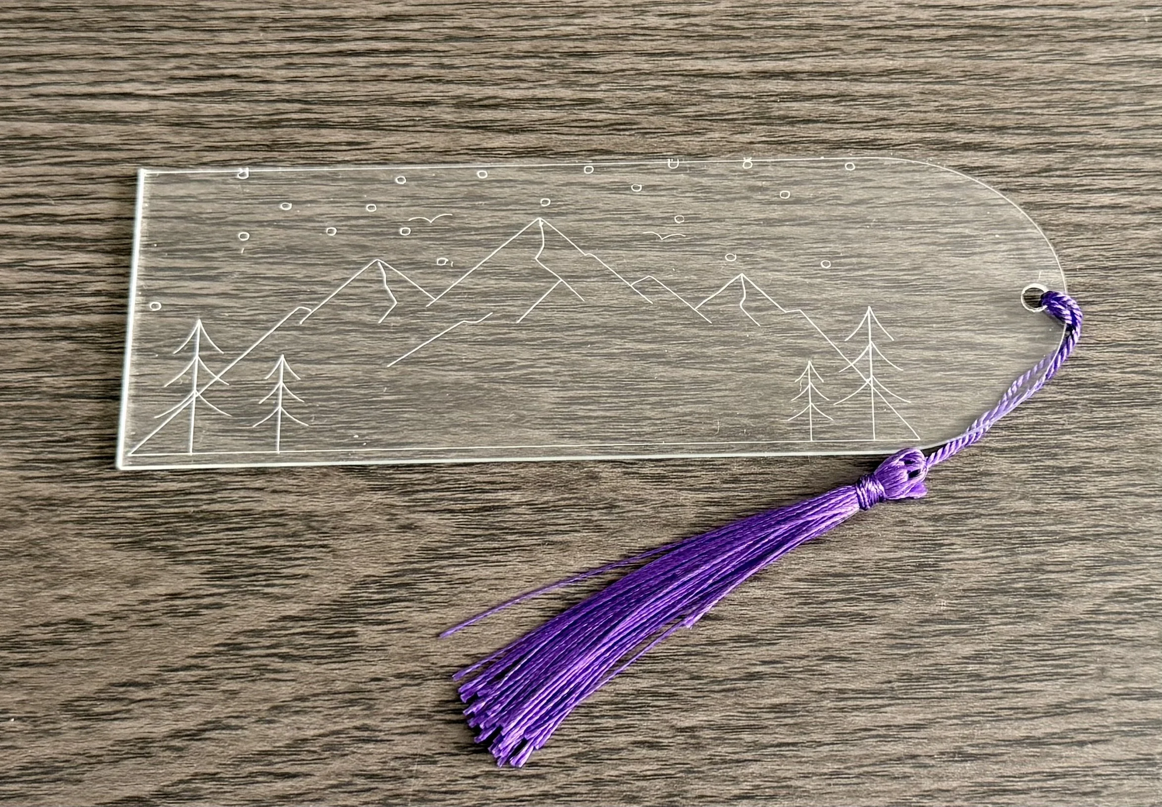 Mountain Night Bookmark