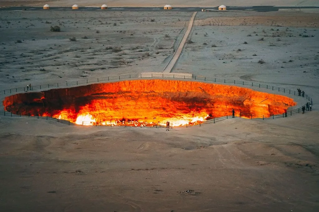 Darvaza Gaz Crater in Turkmenistan