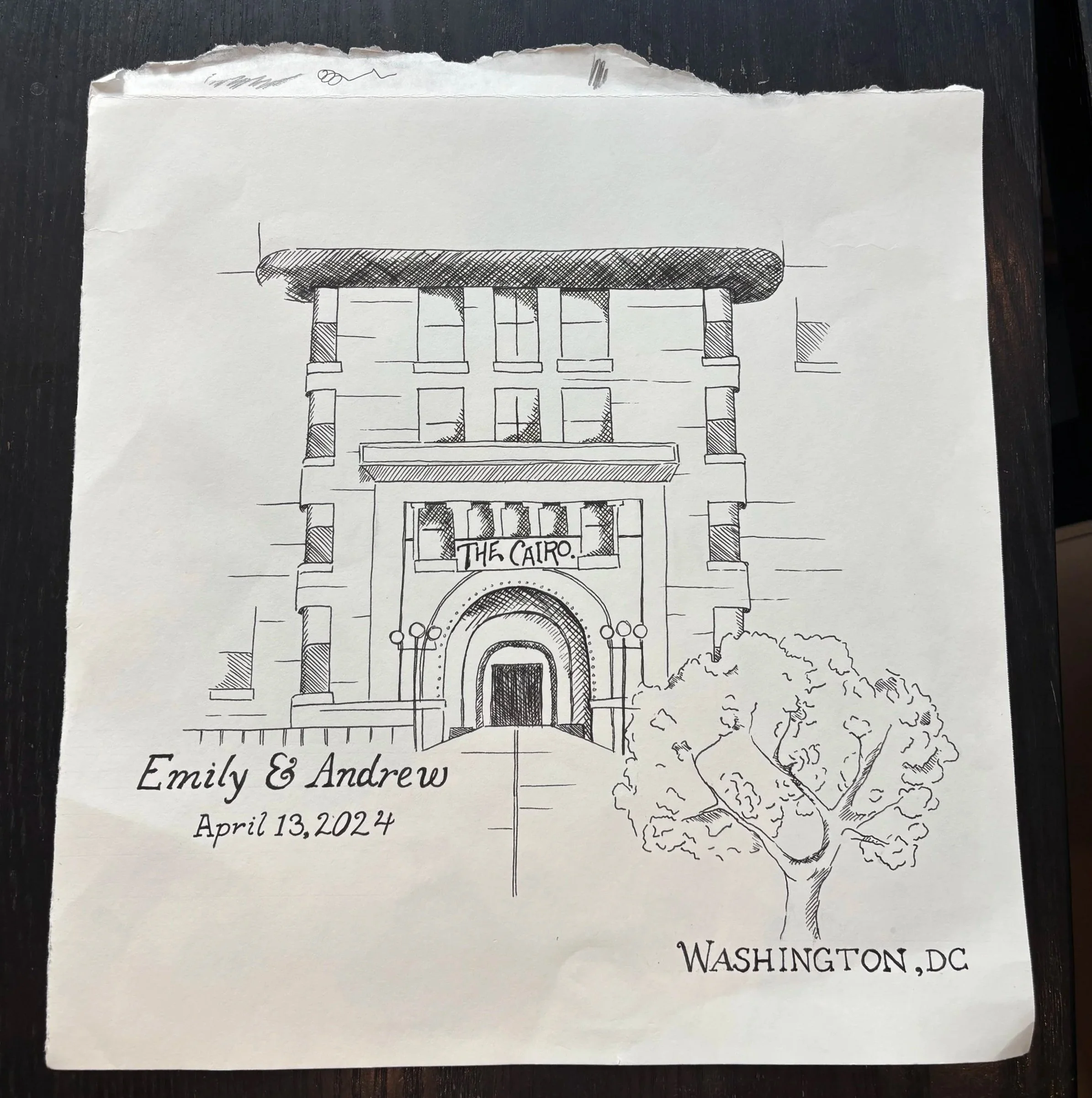 Wedding Anniversary Illustration