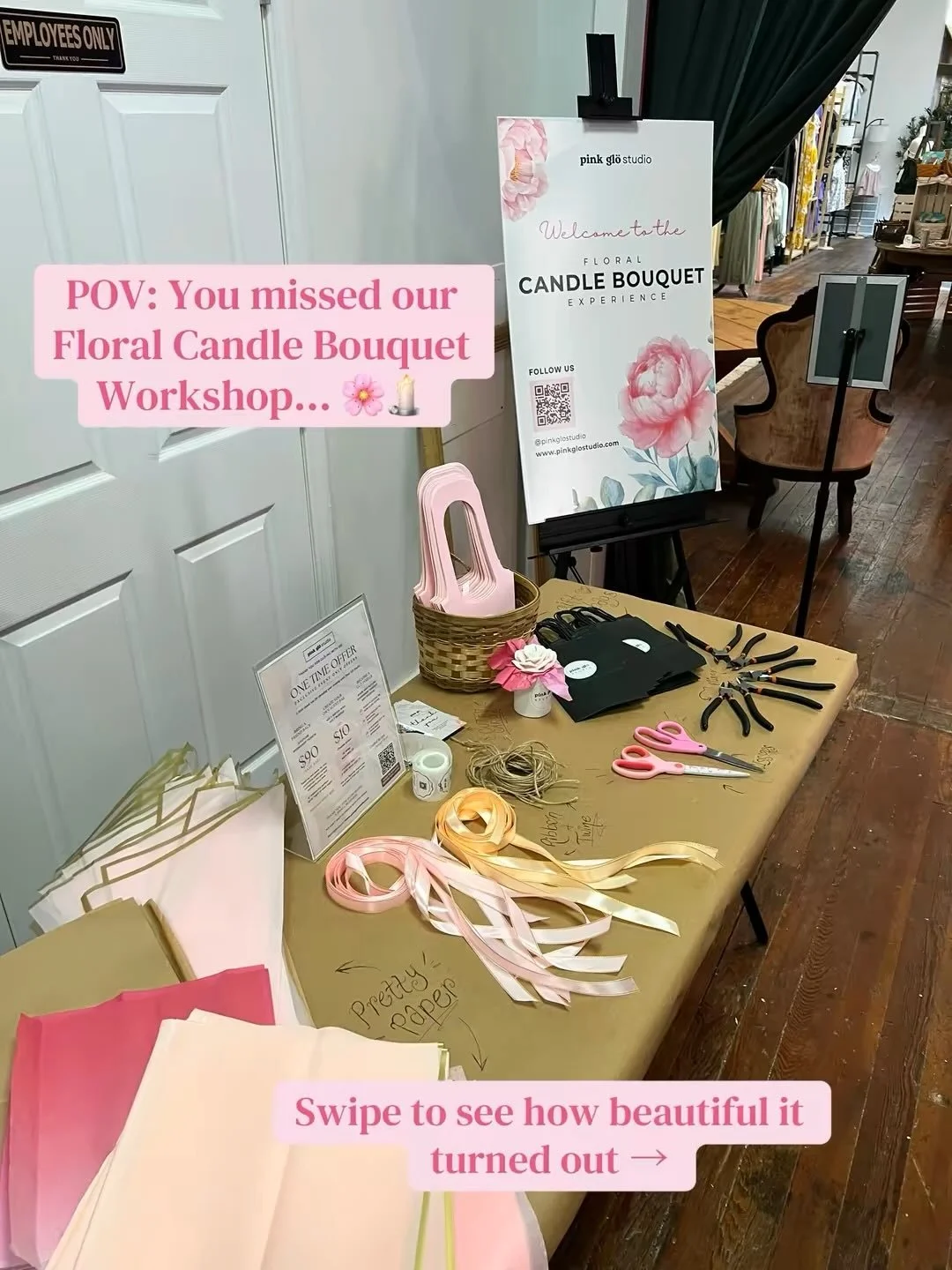 Still thinking about Saturday&rsquo;s Floral Candle Bouquet Workshop. 🌸✨

Seeing everyone create something beautiful, connect with one another, and leave with a candle bouquet they were proud of is exactly why we do what we do.

If you missed this o