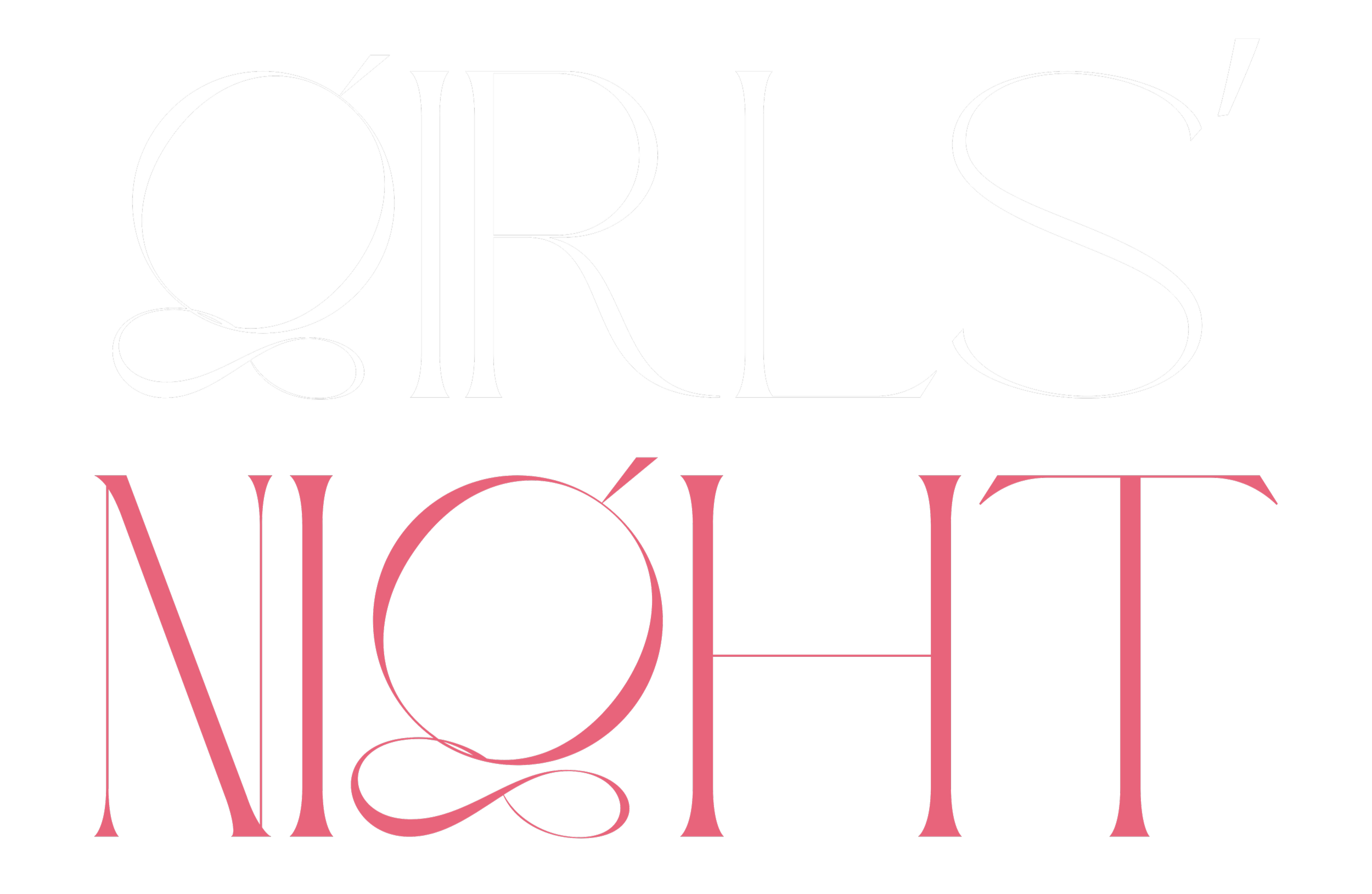 Stylized text design with the words 'O ríes' in white at the top and 'VIC' in pink below, all on a black background.
