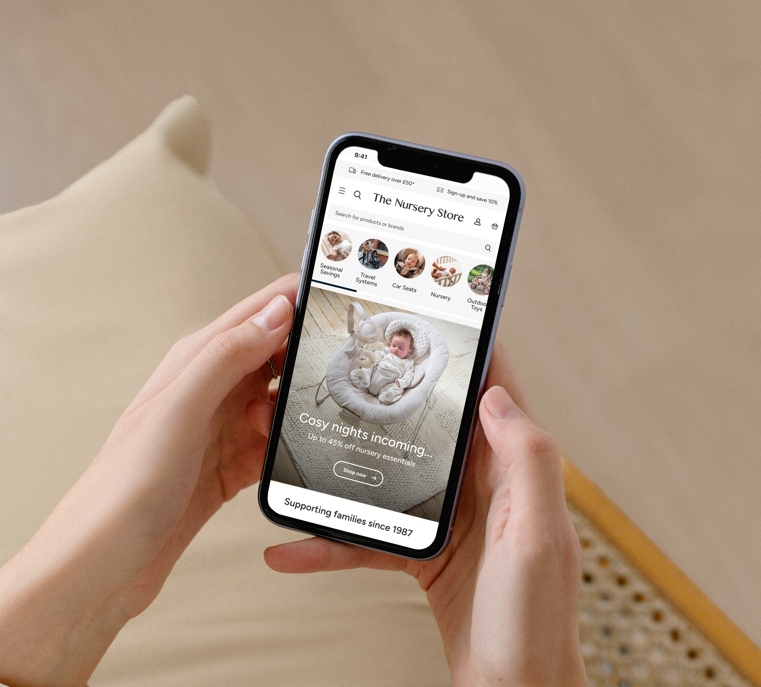 Brand refresh - The Nursery Store
