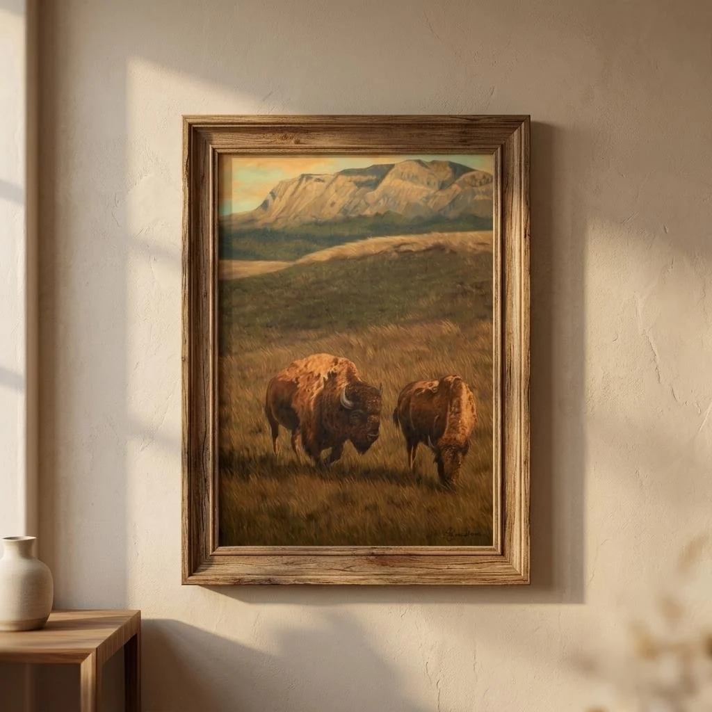 To Be Near You | Western Art Print by Kendel Kinahan