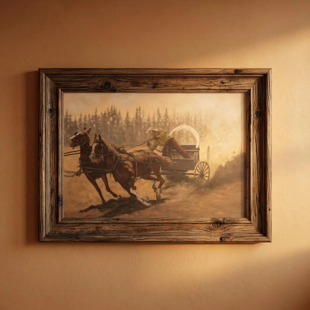 Half Mile From Heaven | Western Art Print by Kendel Kinahan