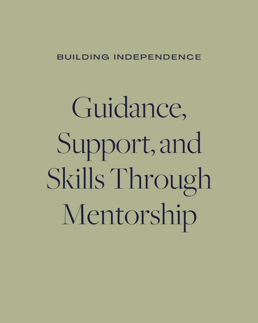 The Importance of Mentors