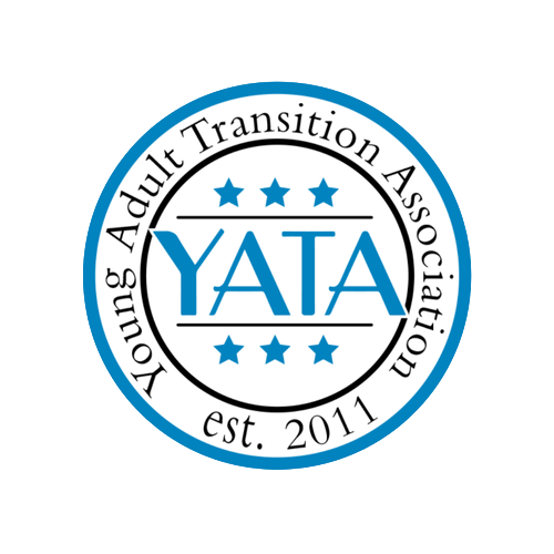 YOUNG Adult Transition Association logo with text and stars, established 2011