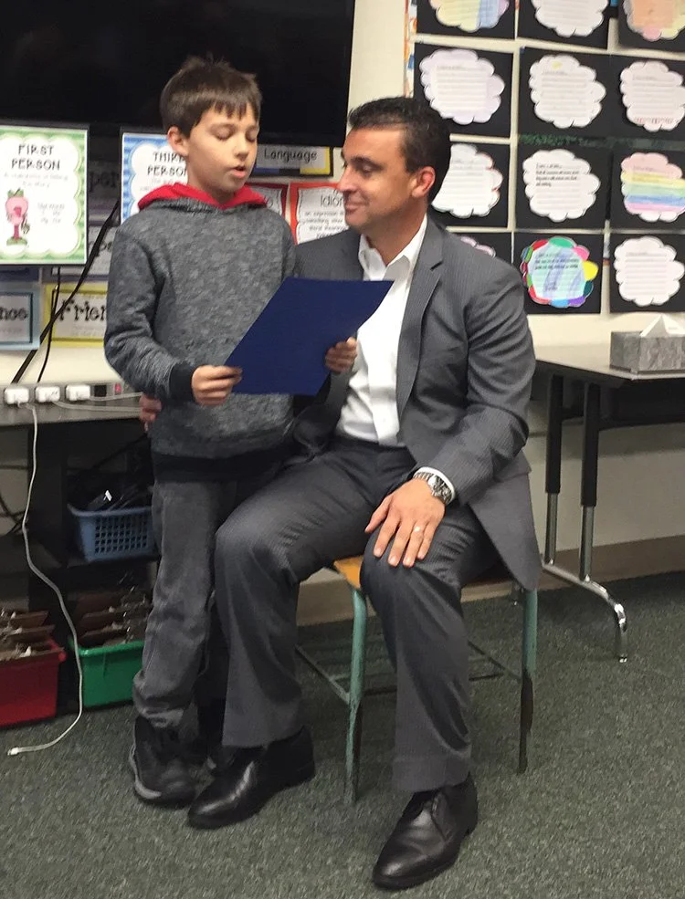 Honored to be Selected as Cooper's Hero