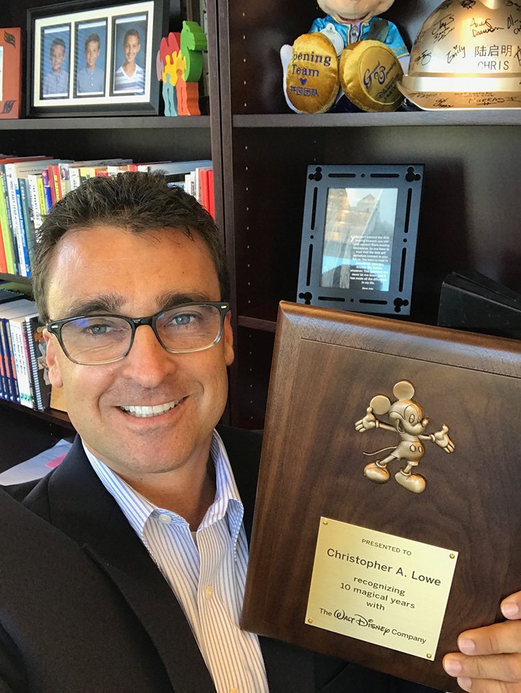 10 Year Award from Disney