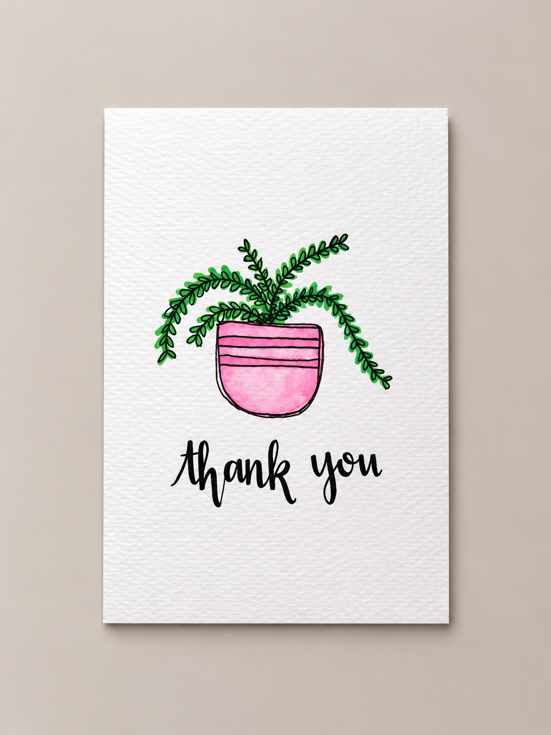 Thank You Plant Card