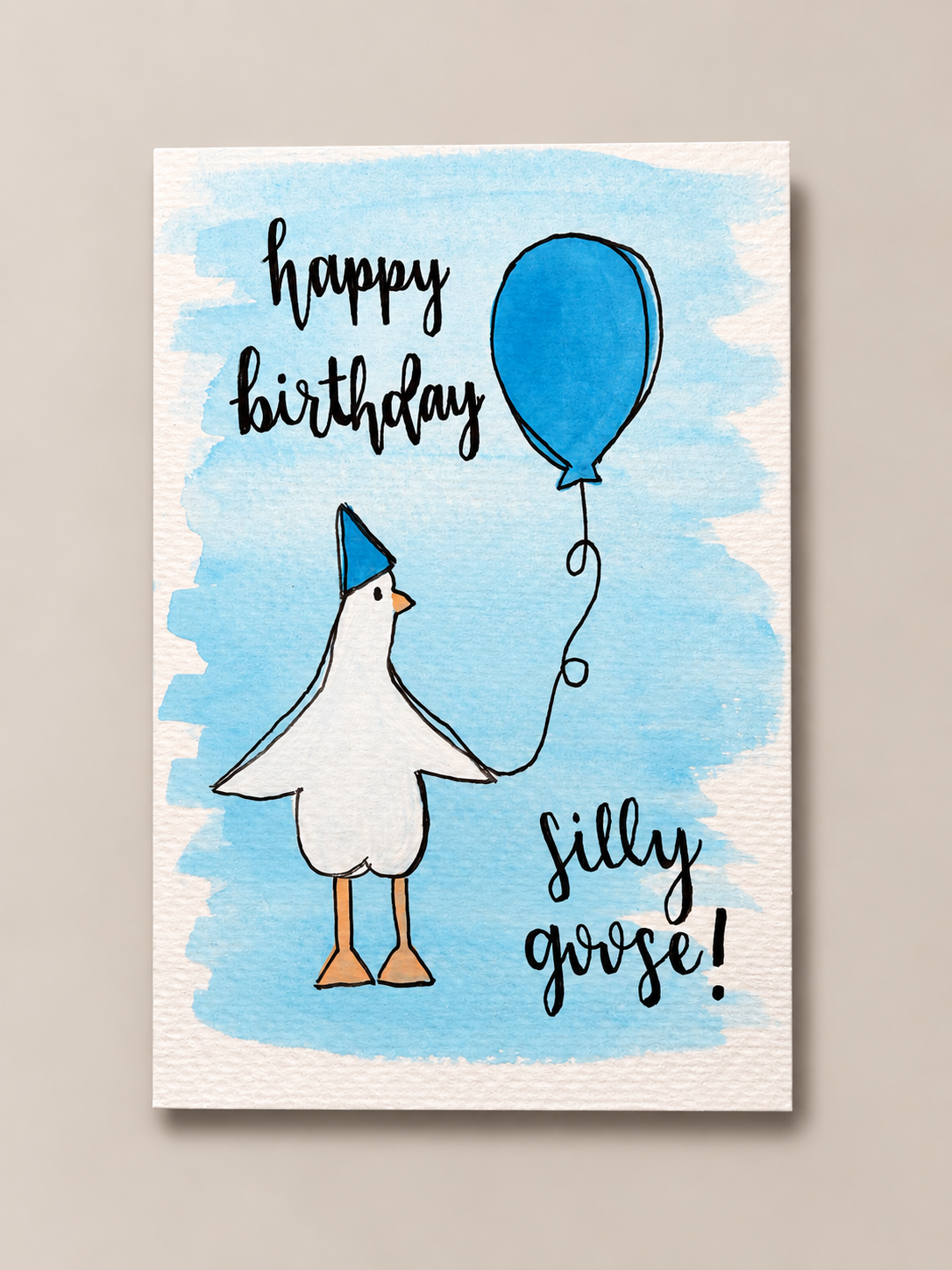 Happy Birthday Silly Goose Birthday Card