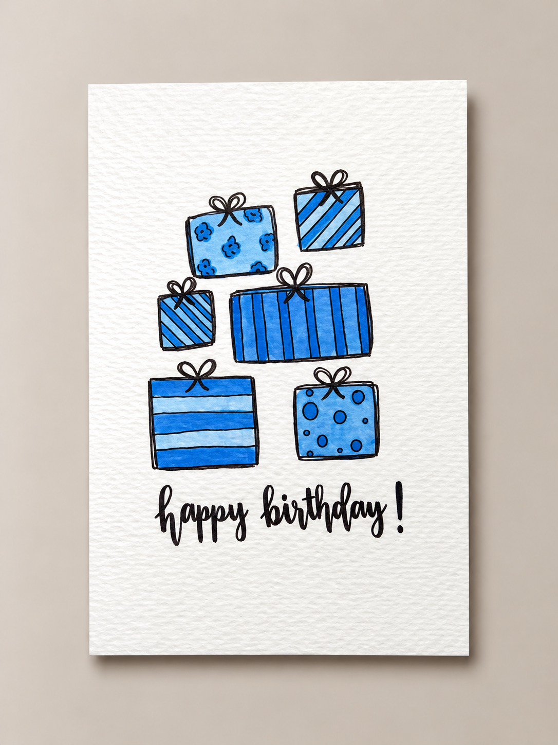 Presents Birthday Card