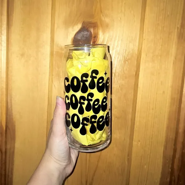 Coffee Tumbler Glass