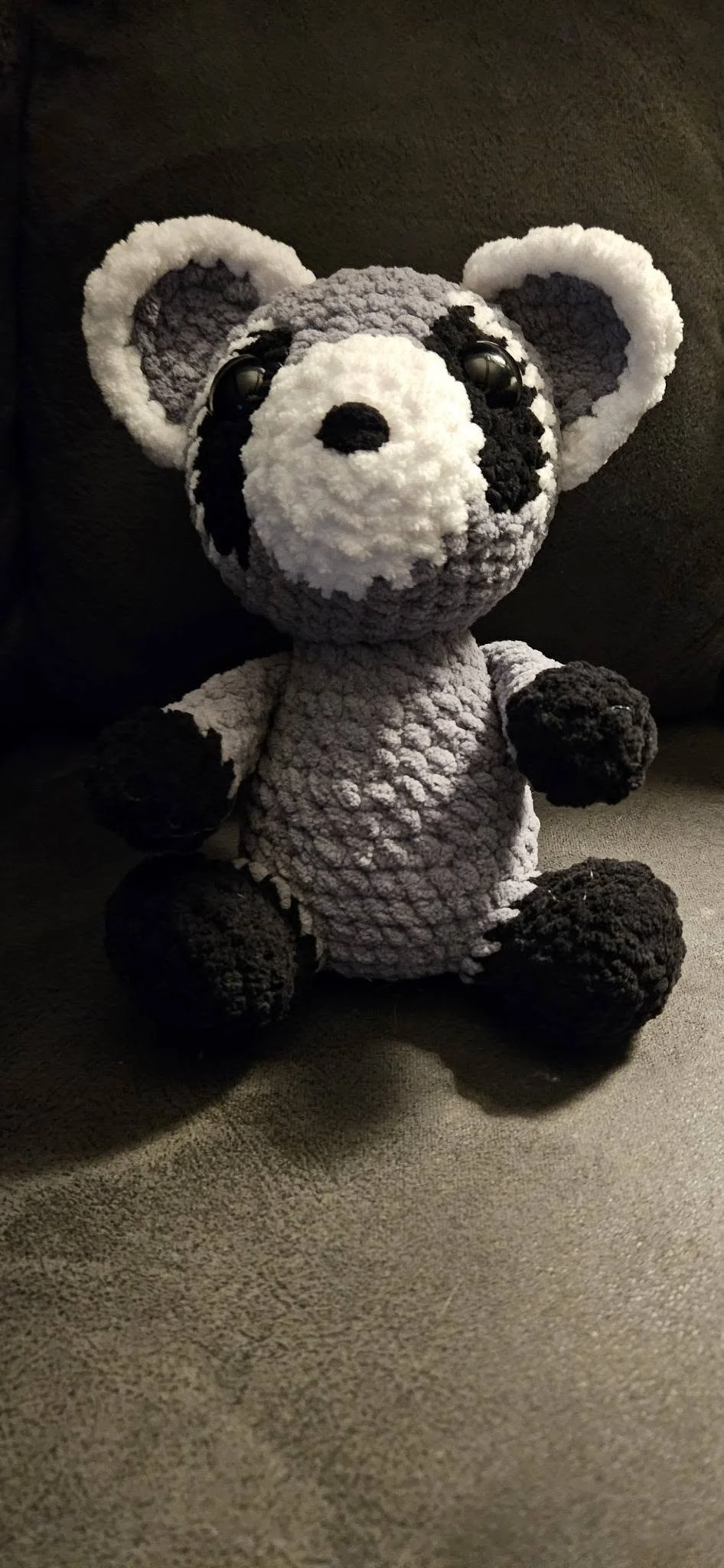 Crochet Raccoon Plush