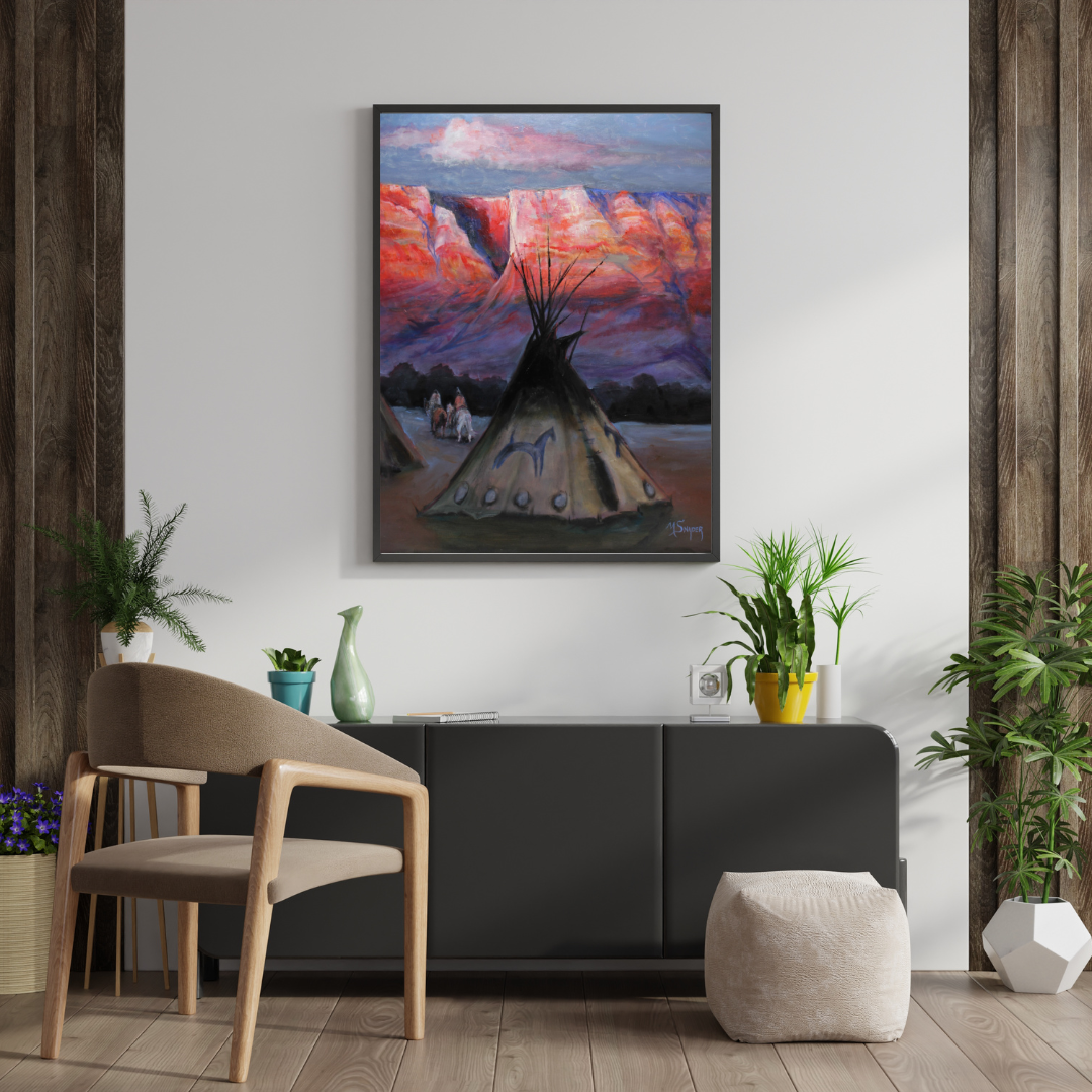 Neutral Minimalist Canvas Wall Art Frame Instagram Post.png