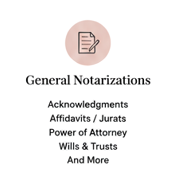 General Notarizations