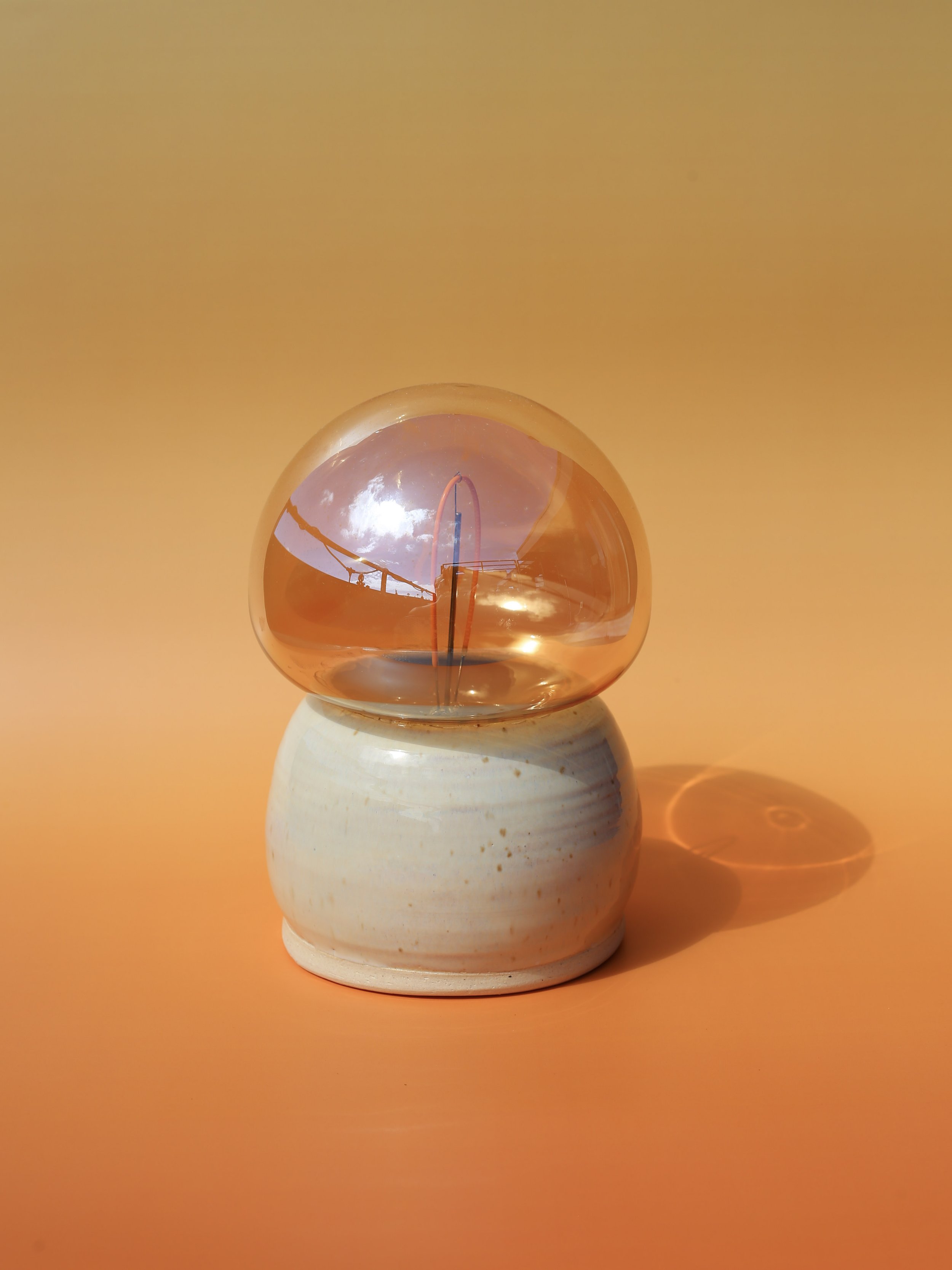 Sandy Mushroom Lamp