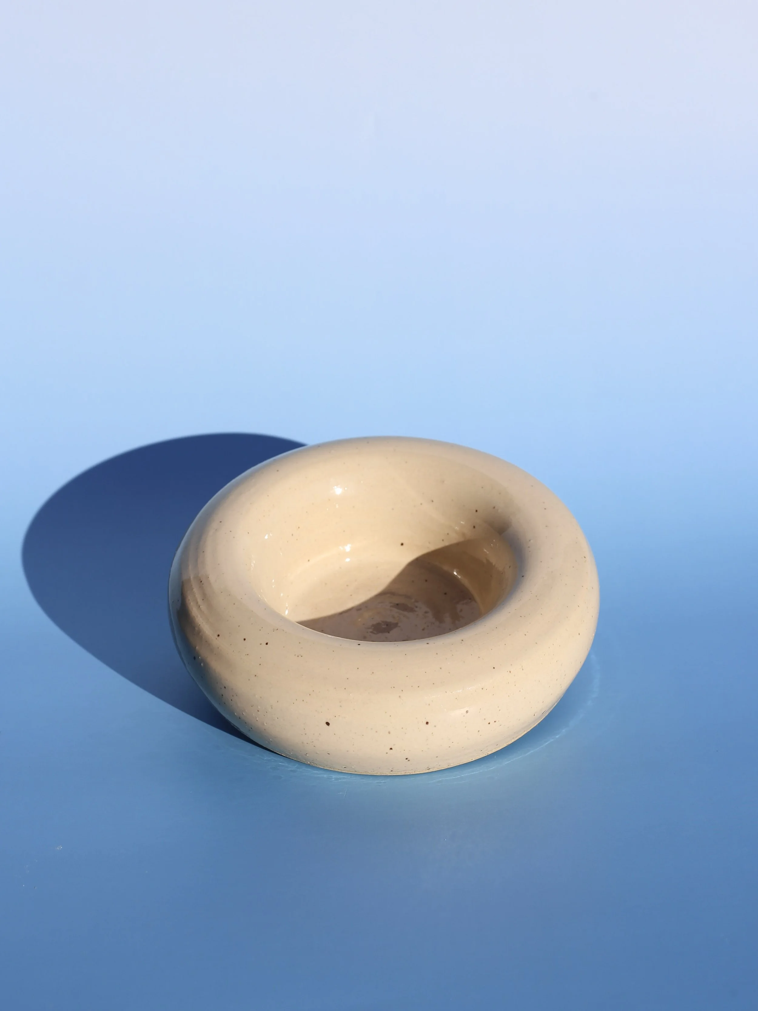 Beige Bubble Plate