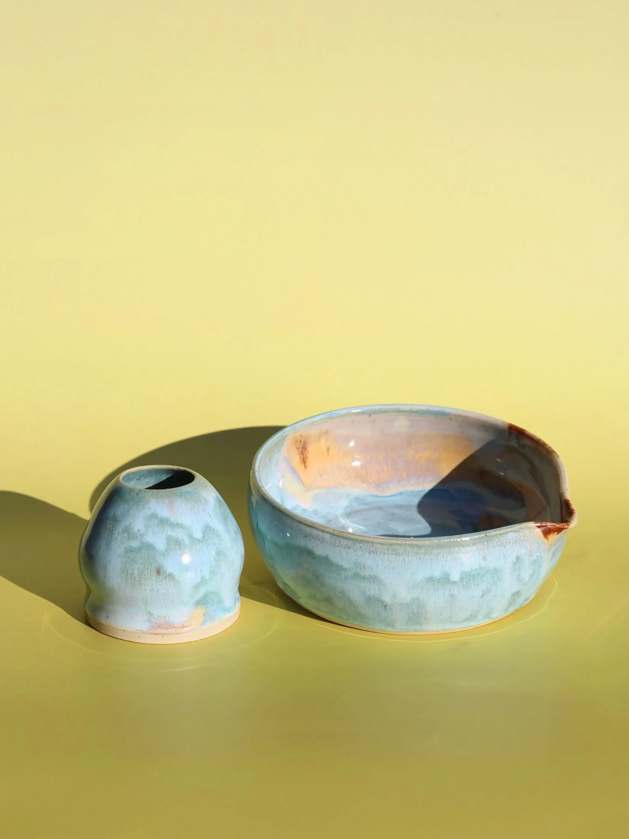 Blue Matcha Bowl Set