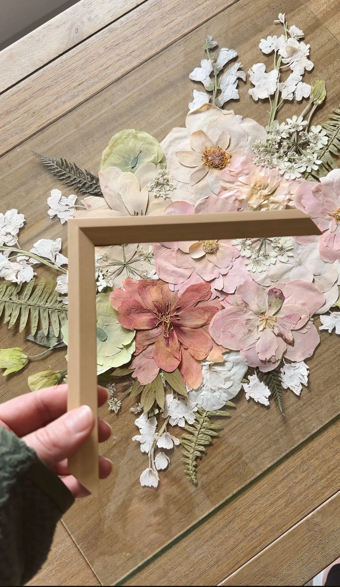 Beveled Light or Dark Wood Frames