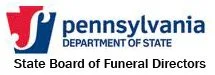 Pennsylvania Department of State logo for the State Board of Funeral Directors
