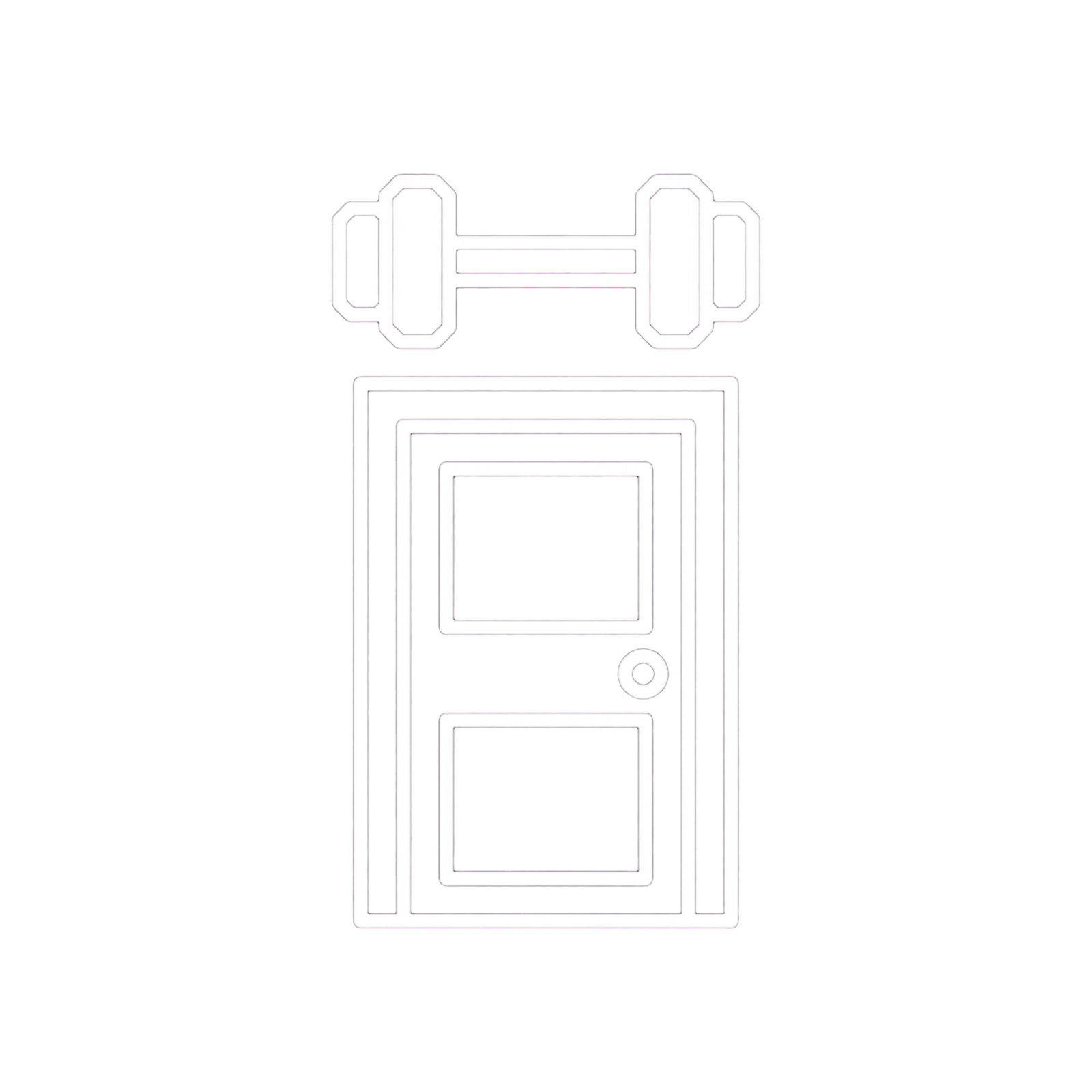 Personal training icon - dumbbell for strength coaching at LK FitLab
