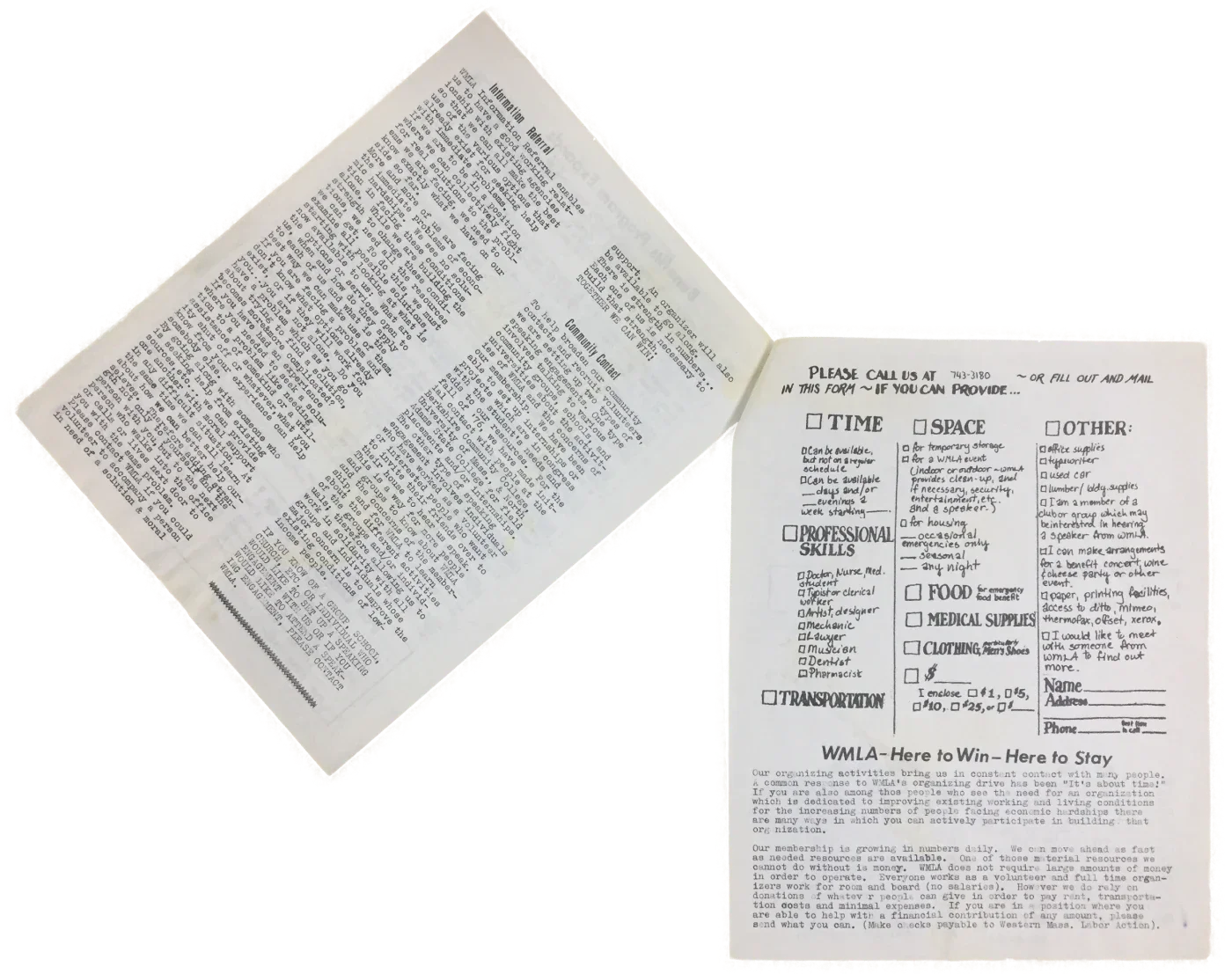 pages of newspaper from 1976