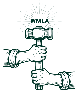 drawing of two hands holding a hammer