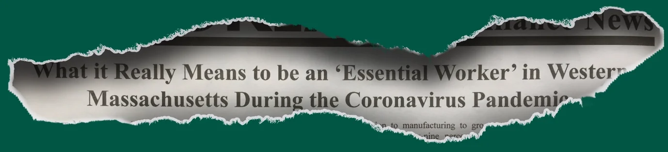 Newspaper article headline