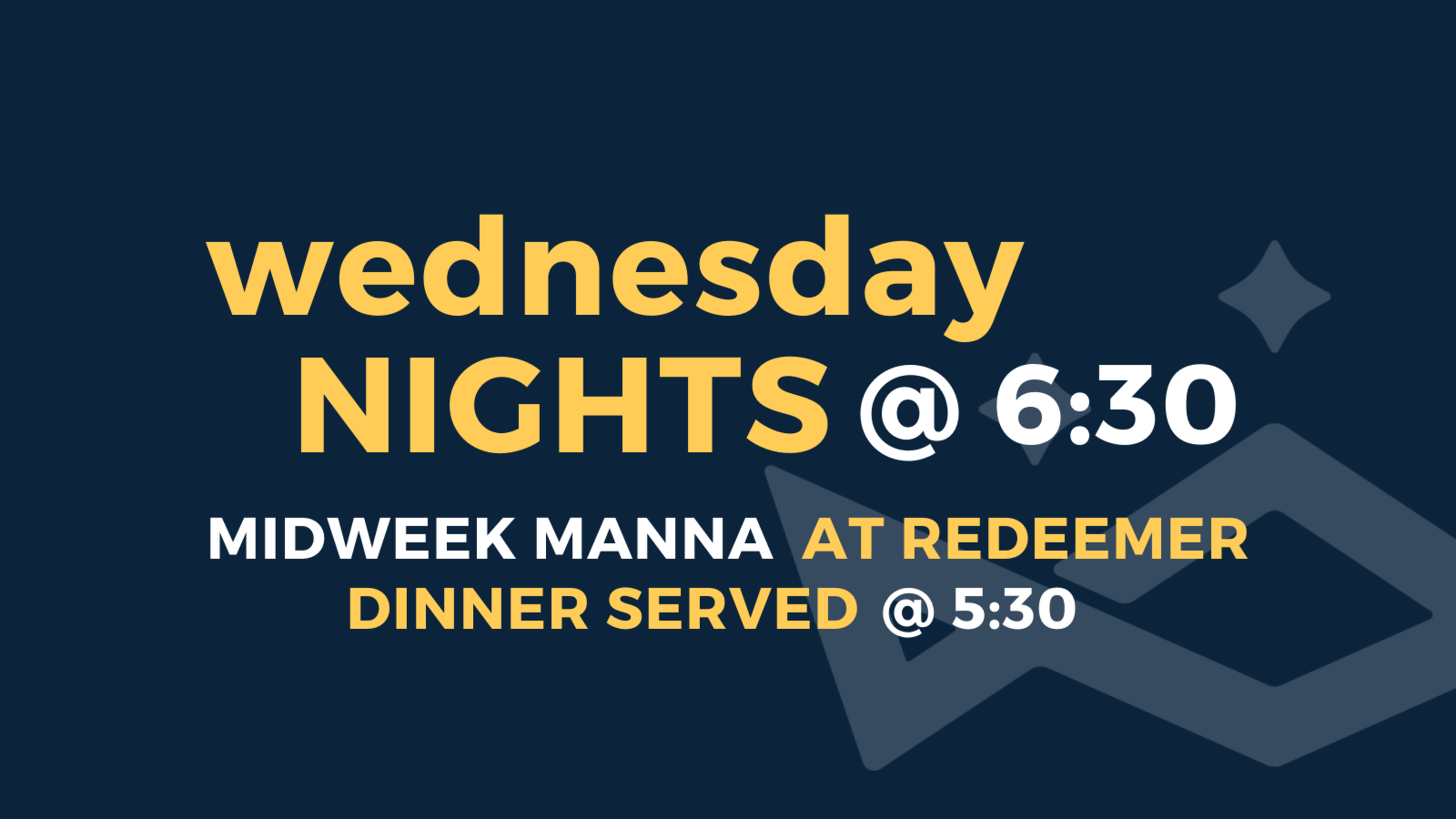 Midweek Manna