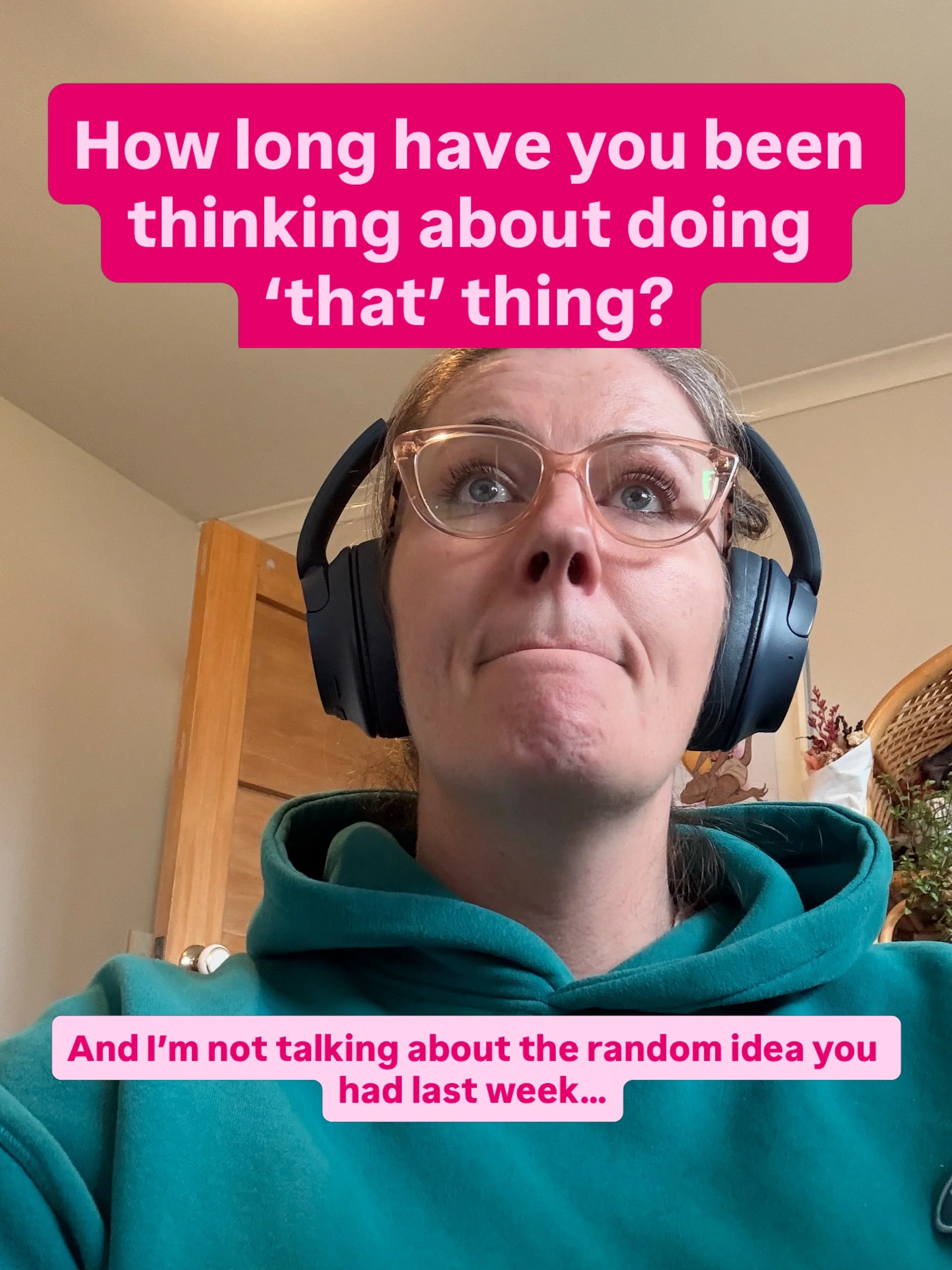 It took me FIVE years to do what you&rsquo;re seeing now. 

Yes it&rsquo;s evolved and changed along the way, but that was five years of overthinking and self sabotaging. 

Starting Monday - I&rsquo;m running a 6 week challenge called &ldquo;do the d