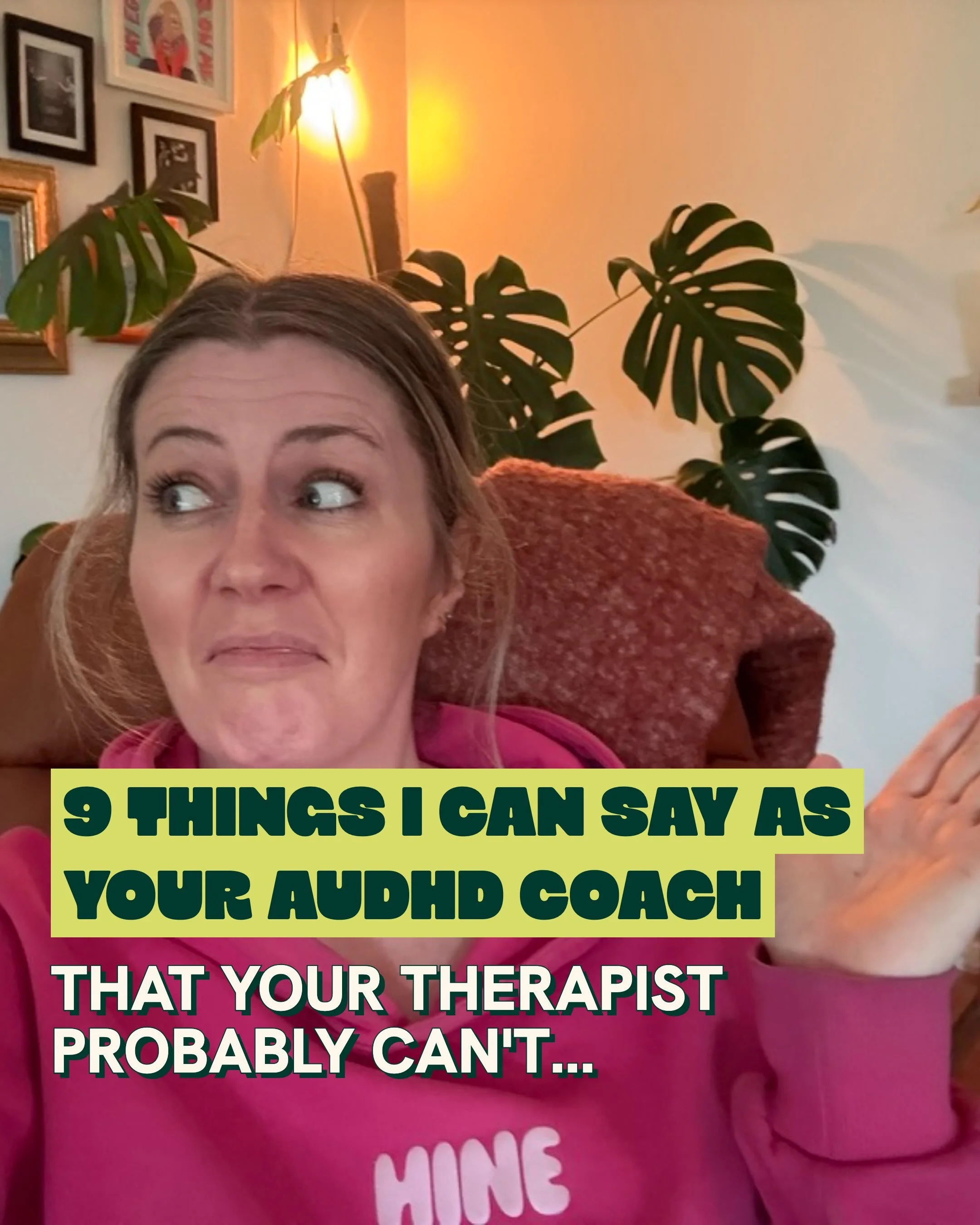 Just your regular reminder that I am not a therapist, I&rsquo;m not clinically trained and have zero fucking intention of being so 😅

Therapy is an entirely different modality to coaching, but the two go together really well. I am trained to recogni
