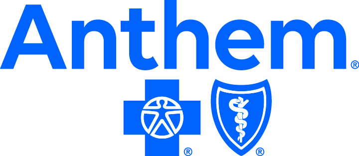 Logo for Anthem Blue Cross Blue Shield, a participating insurance plan with The Dietitian's Office.