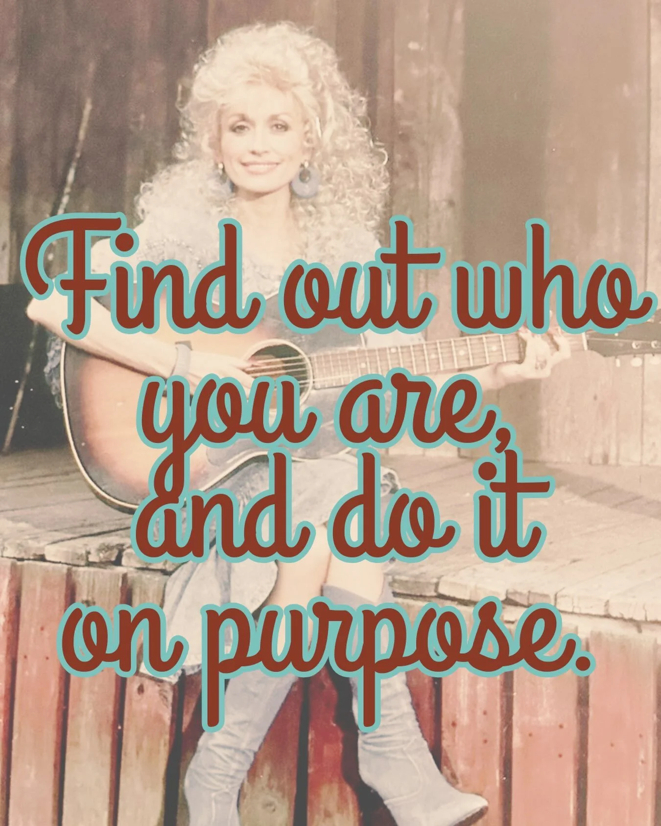 Dolly holds a special place in so many hearts. For me it was always the one thing my mom and I could always agree on. When I was young I fell in love with her music and as I grew into a young woman I fell in love with the woman she was. She never apo
