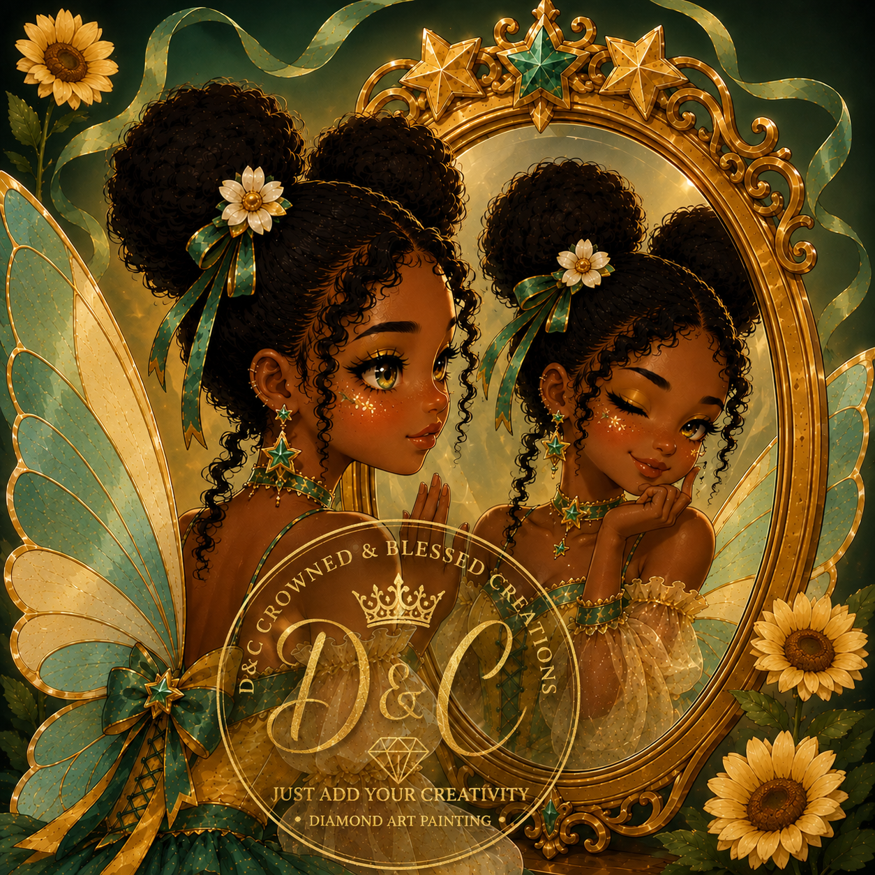 The Gemini Mirror Fairy 65x65 Square Drills